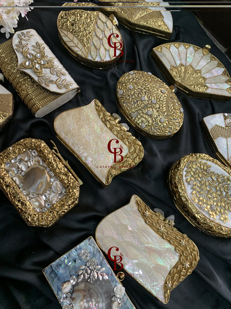 Luxe Mother of Pearl Clutches