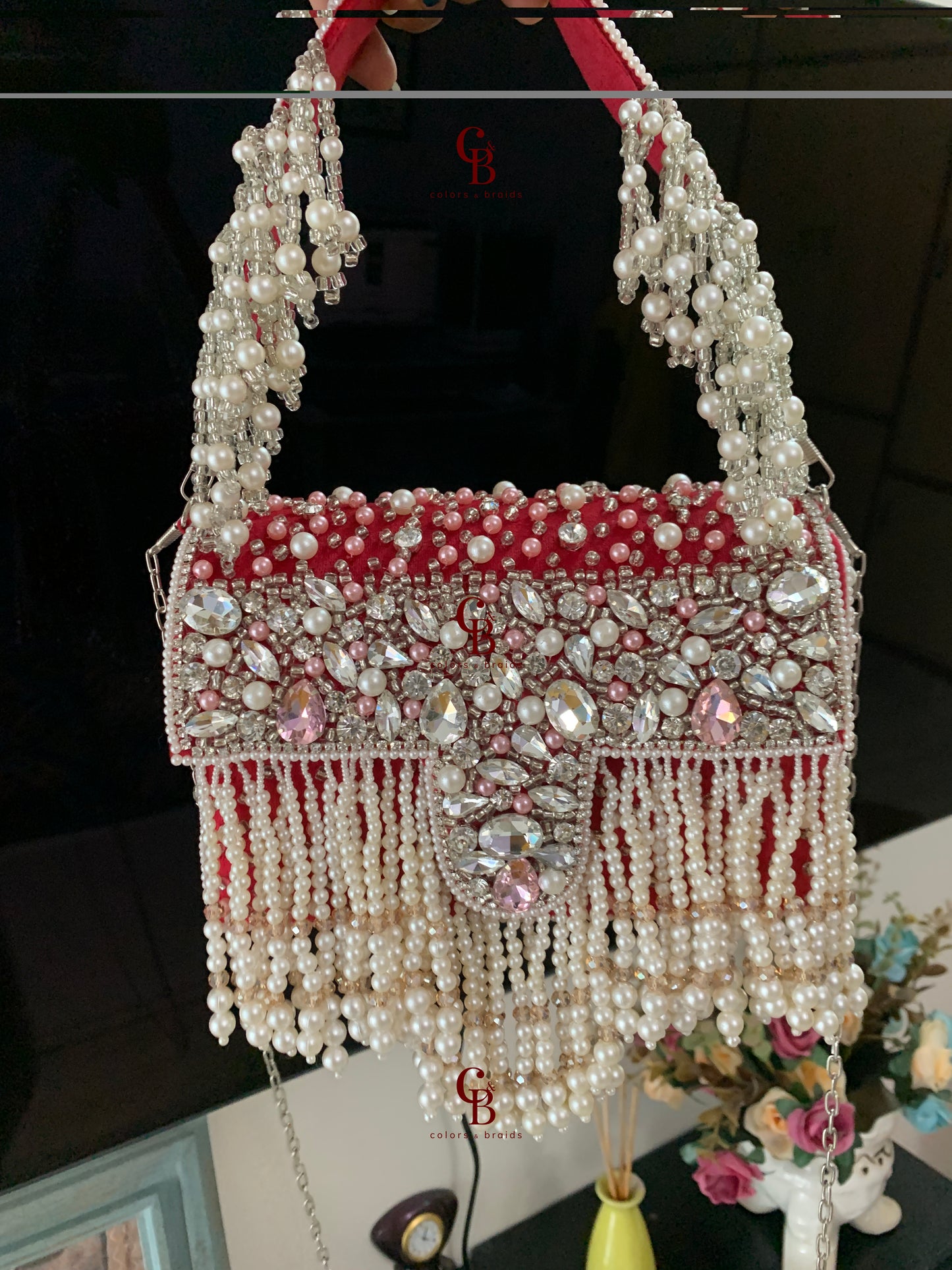 Jeweled Pearl Flap