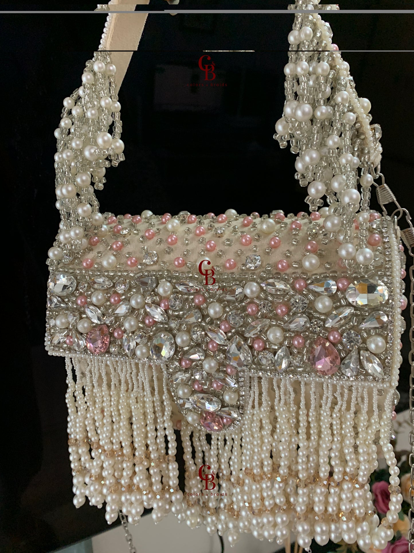 Jeweled Pearl Flap