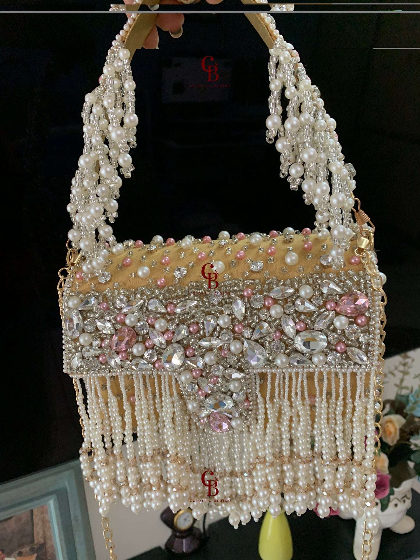 Jeweled Pearl Flap