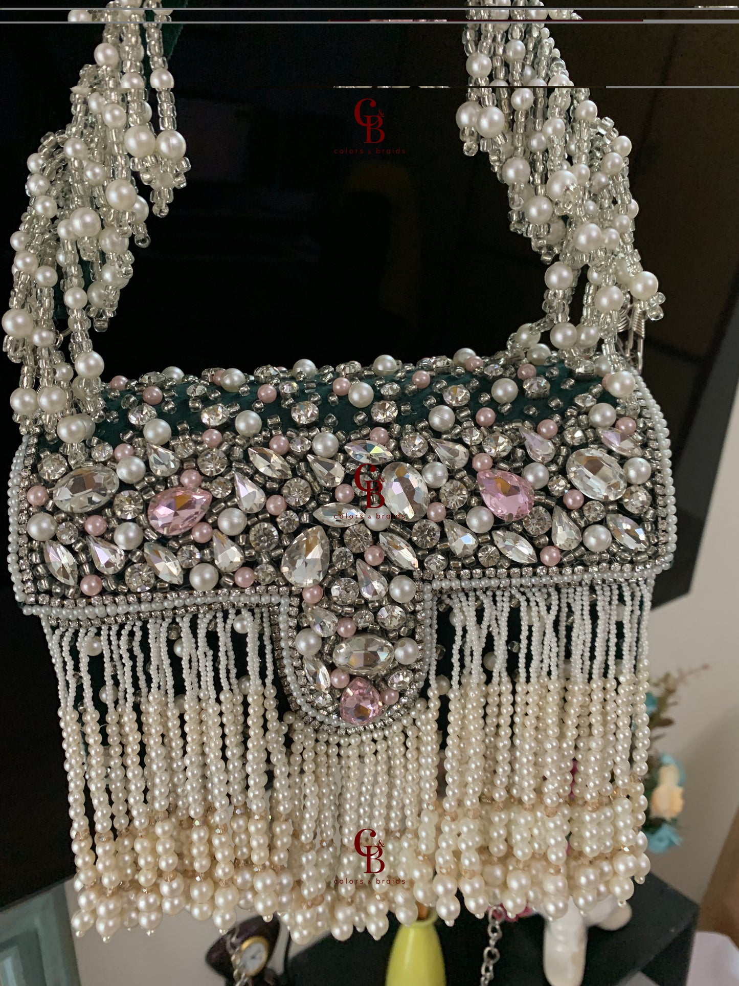 Jeweled Pearl Flap