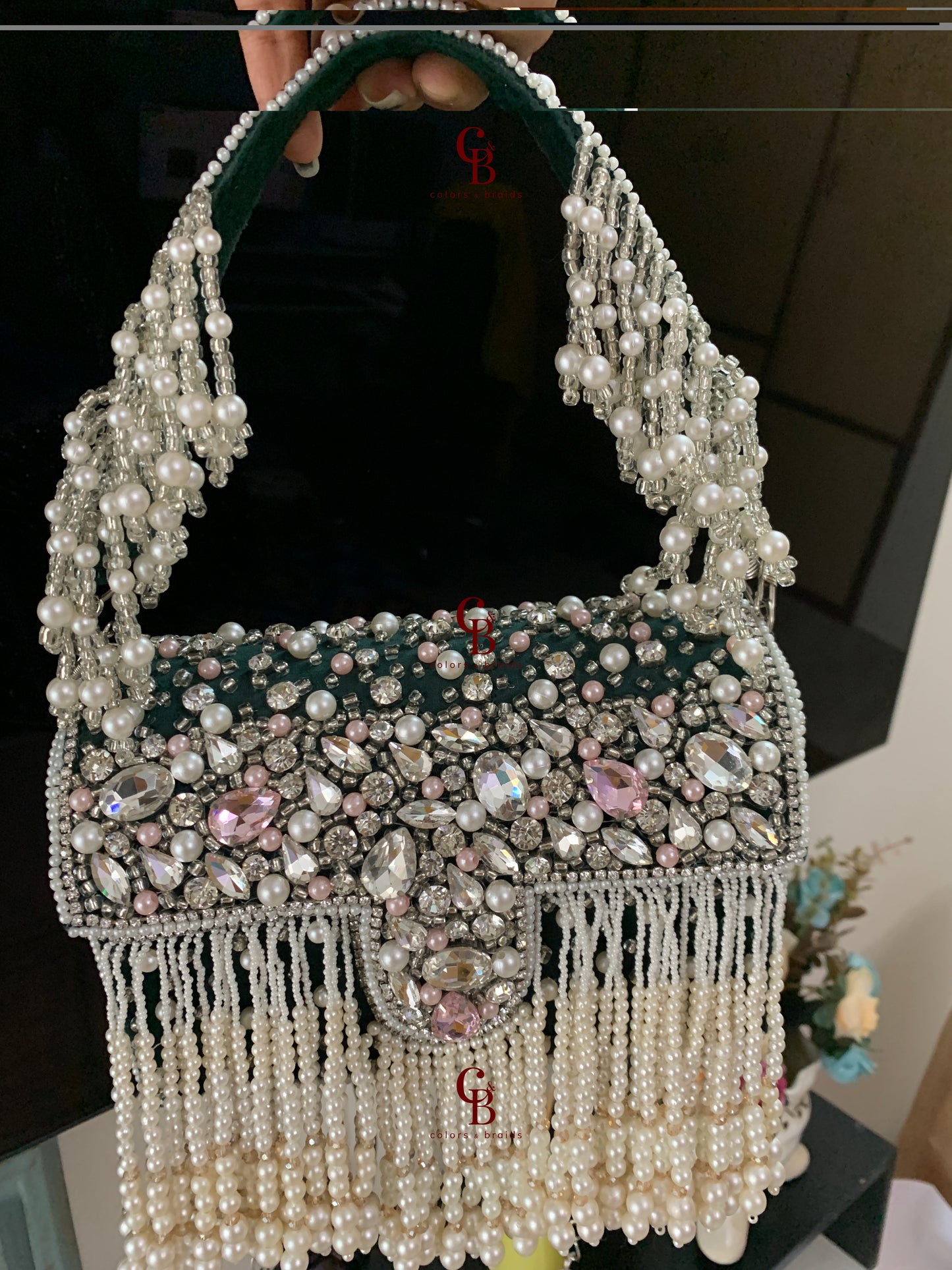 Jeweled Pearl Flap