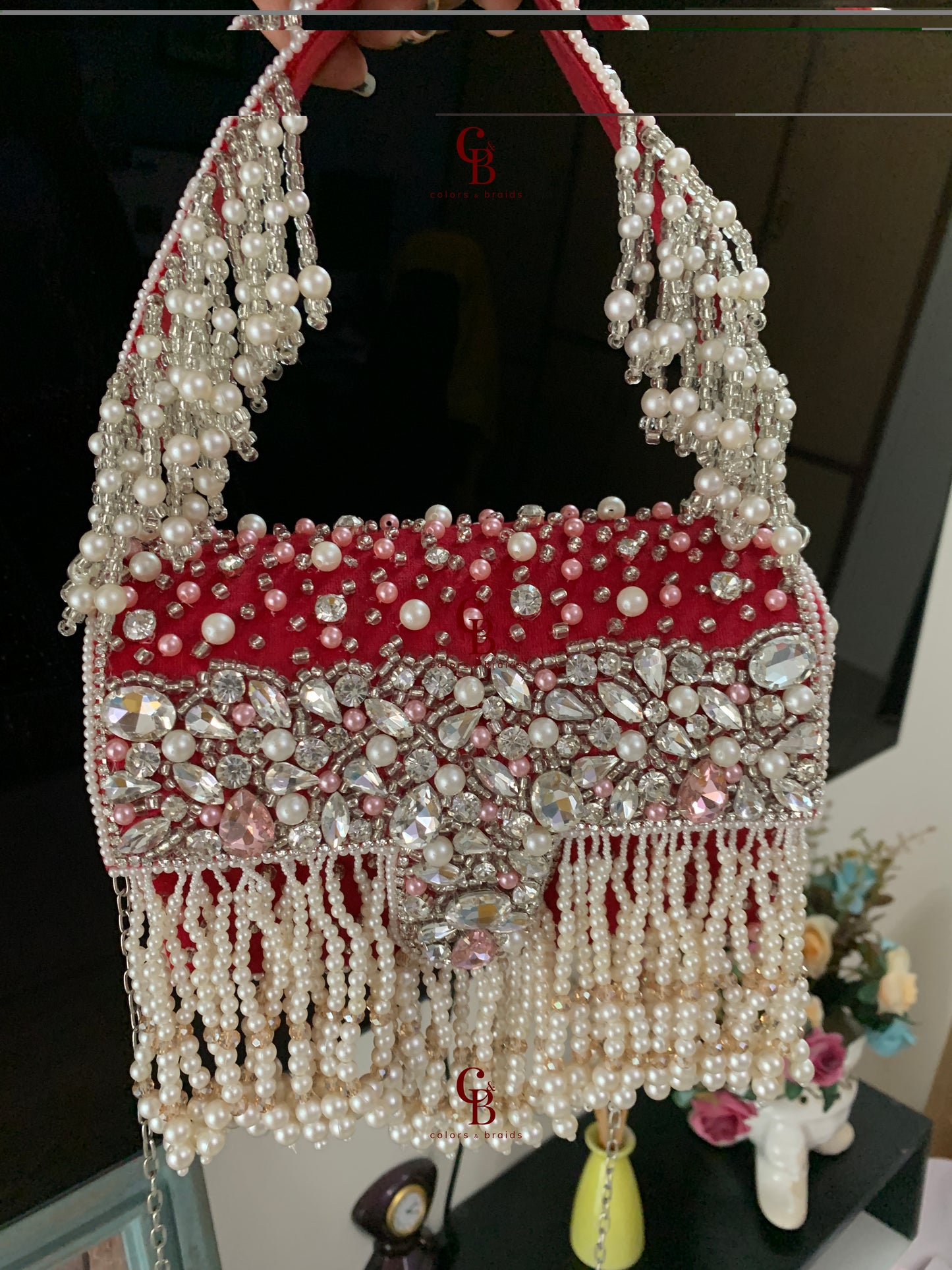 Jeweled Pearl Flap