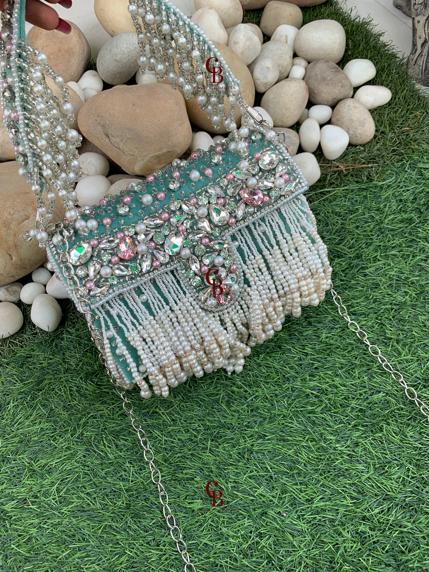 Jeweled Pearl Flap