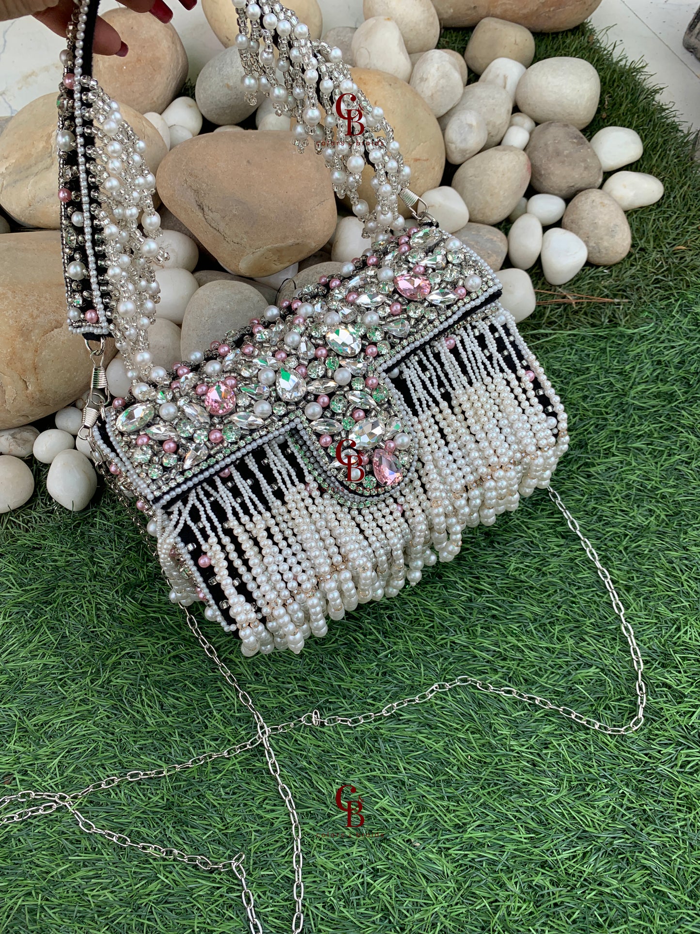 Jeweled Pearl Flap