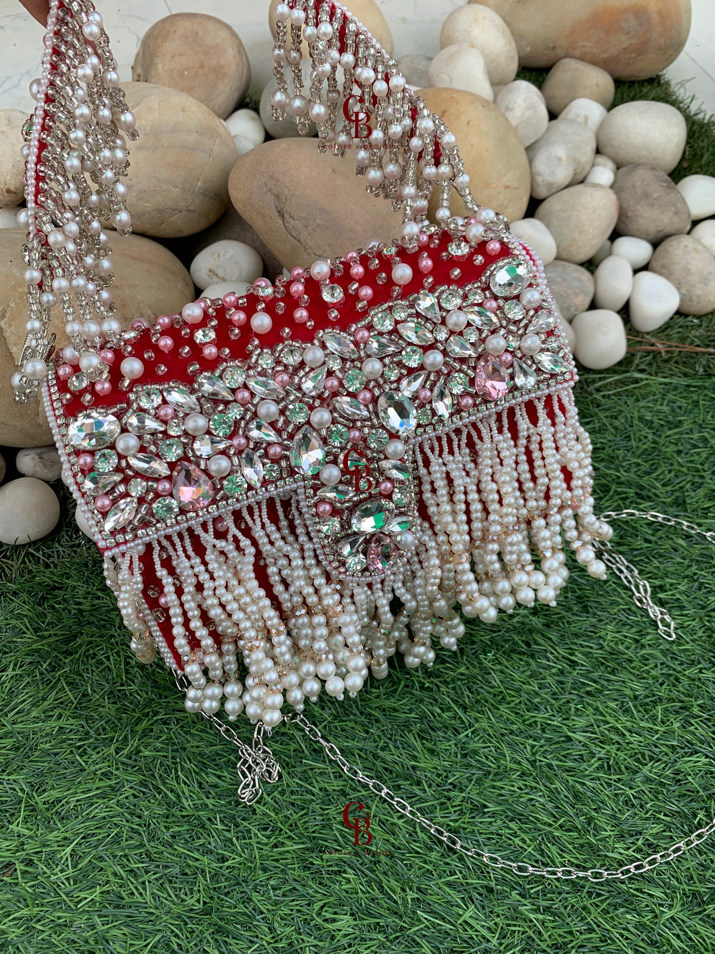 Jeweled Pearl Flap