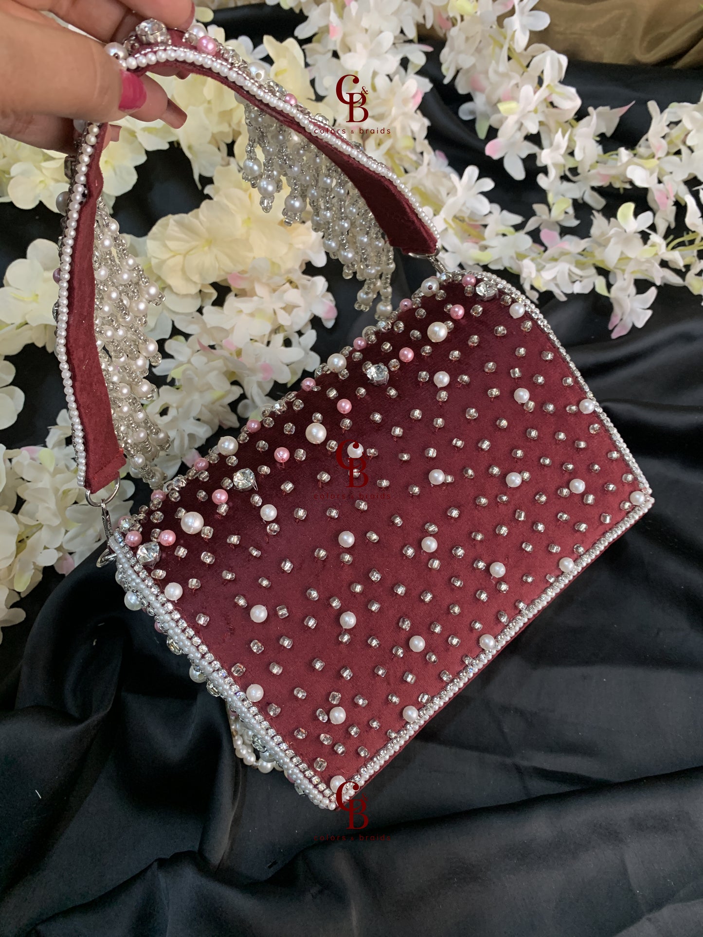 Jeweled Pearl Flap