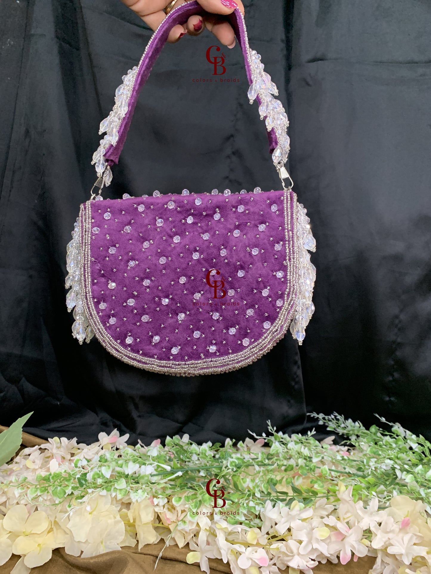 Serenity Moon Flap Bag