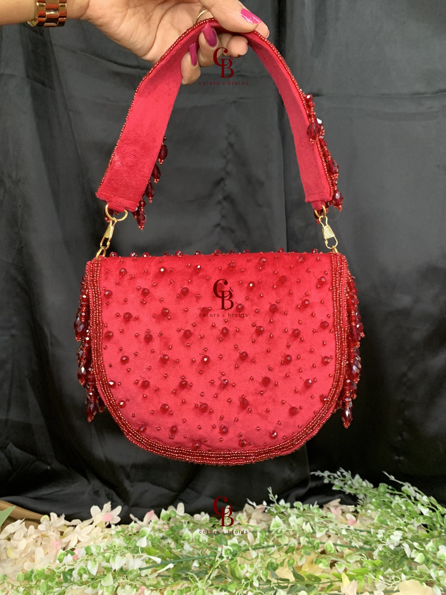 Serenity Moon Flap Bag