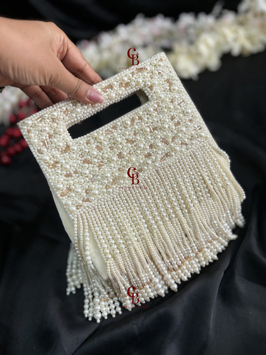 Mahira Pearl Clutch -  Colors