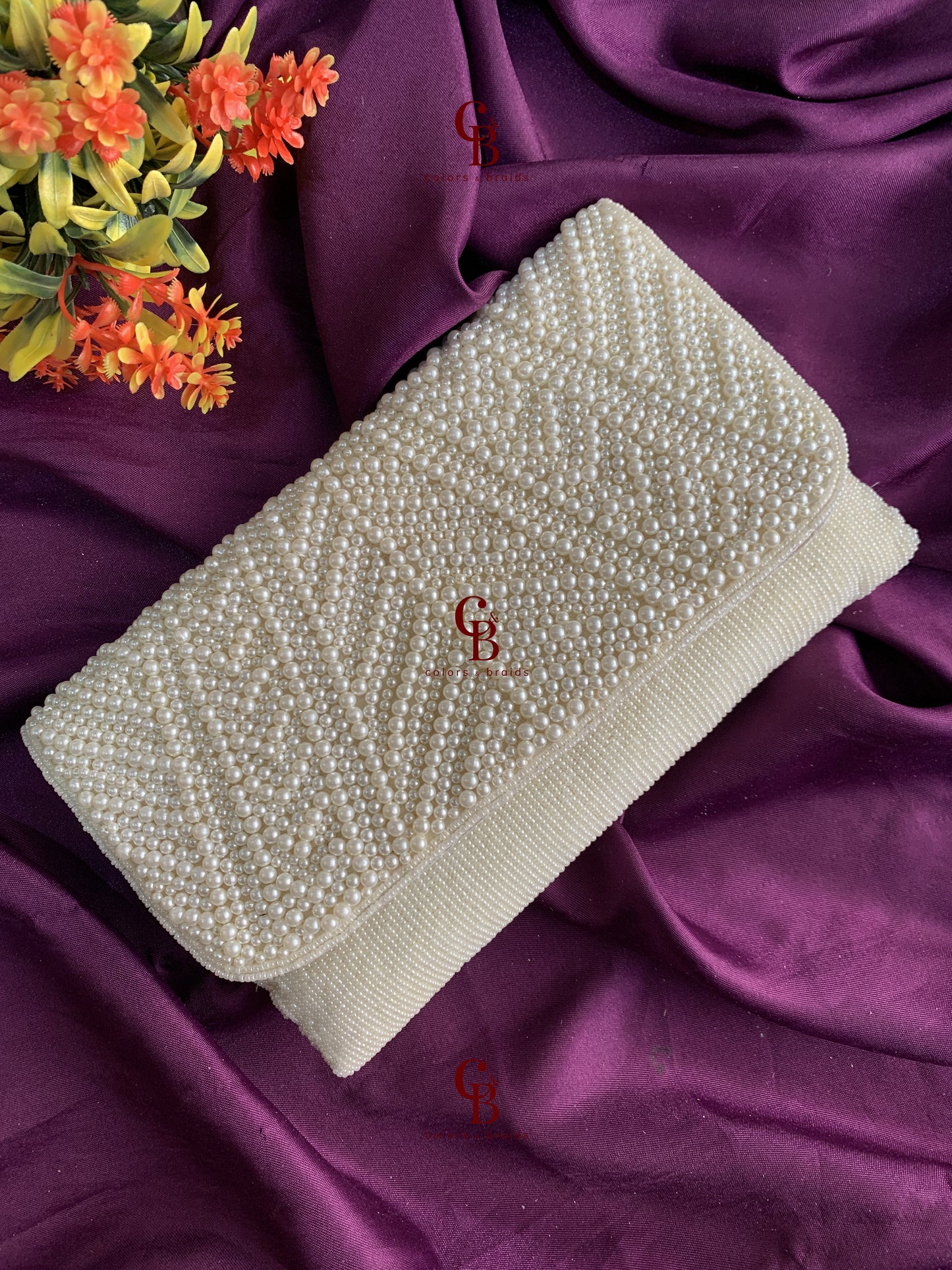 Pearl Envelope Flap Bag