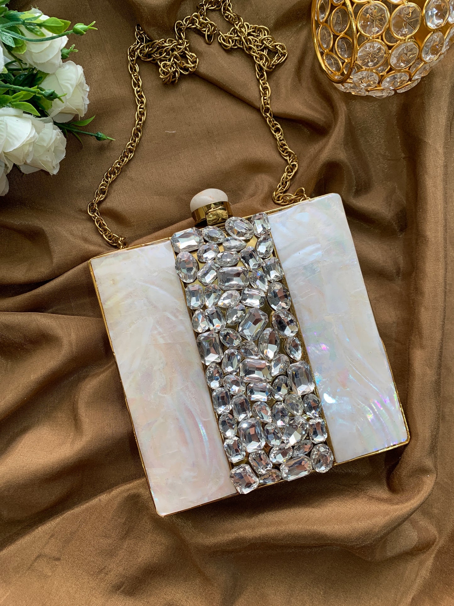 Eira Mother of Pearl - MOP Clutch