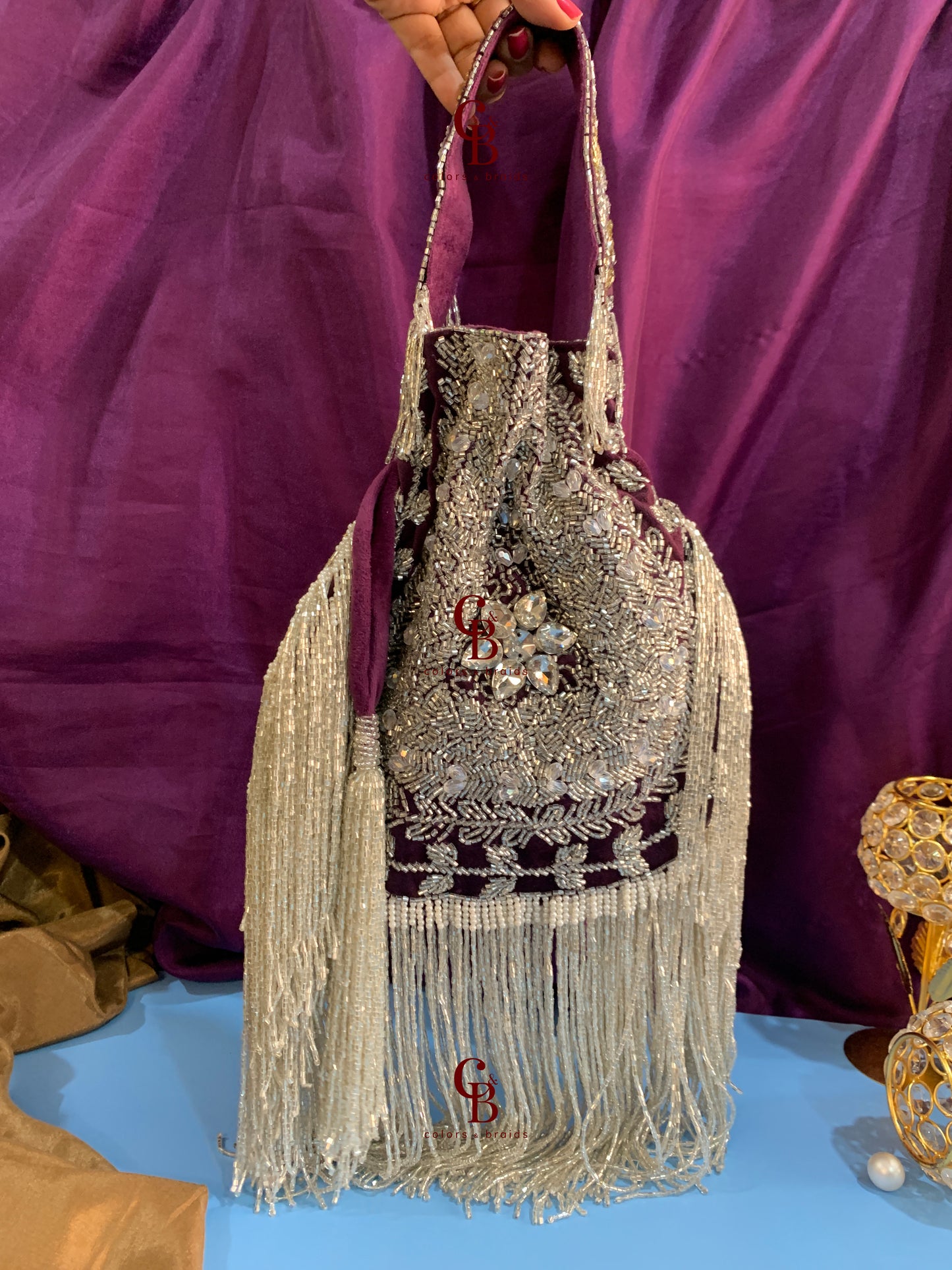 Long Tassels Potli