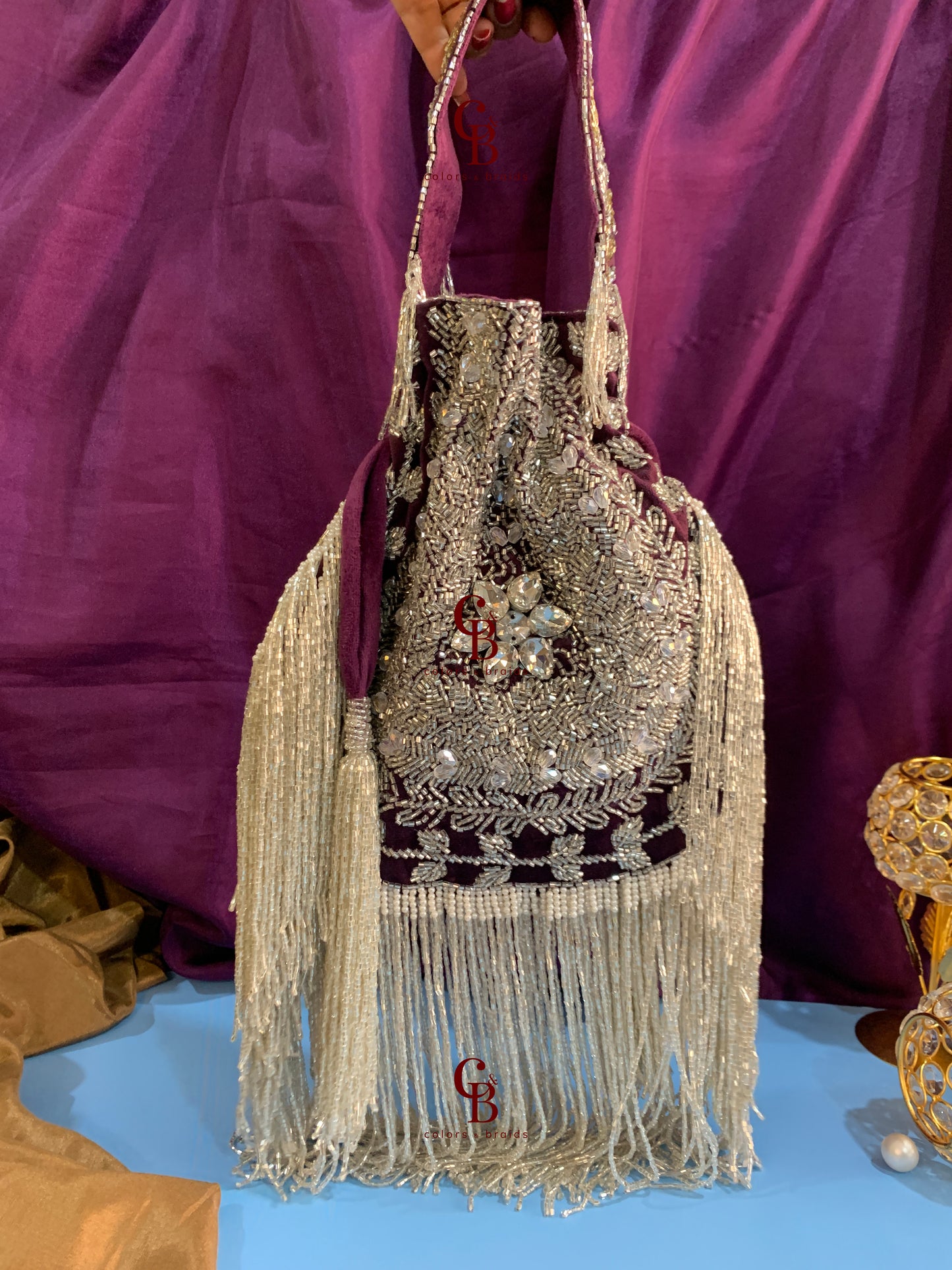 Long Tassels Potli