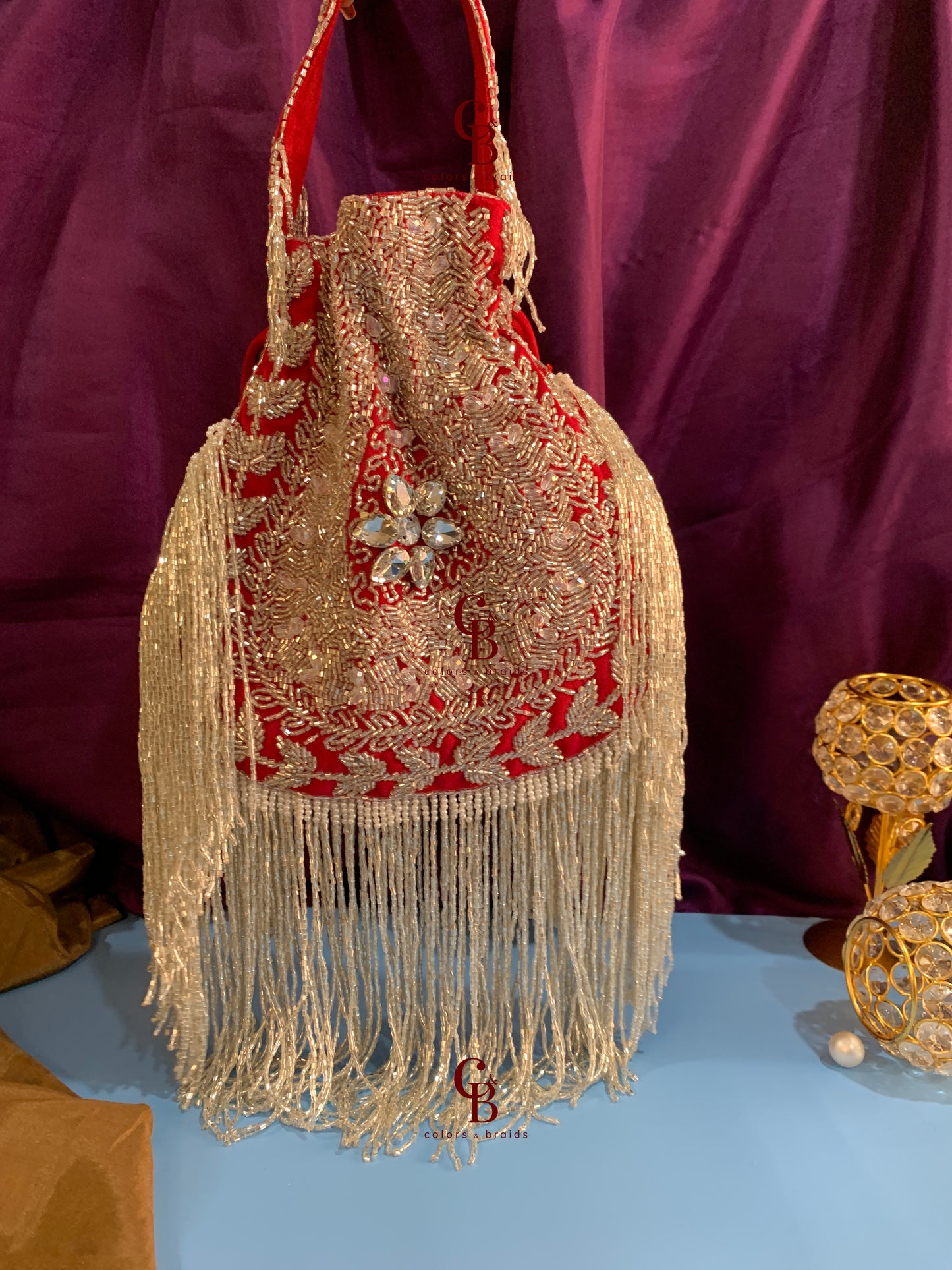 Long Tassels Potli