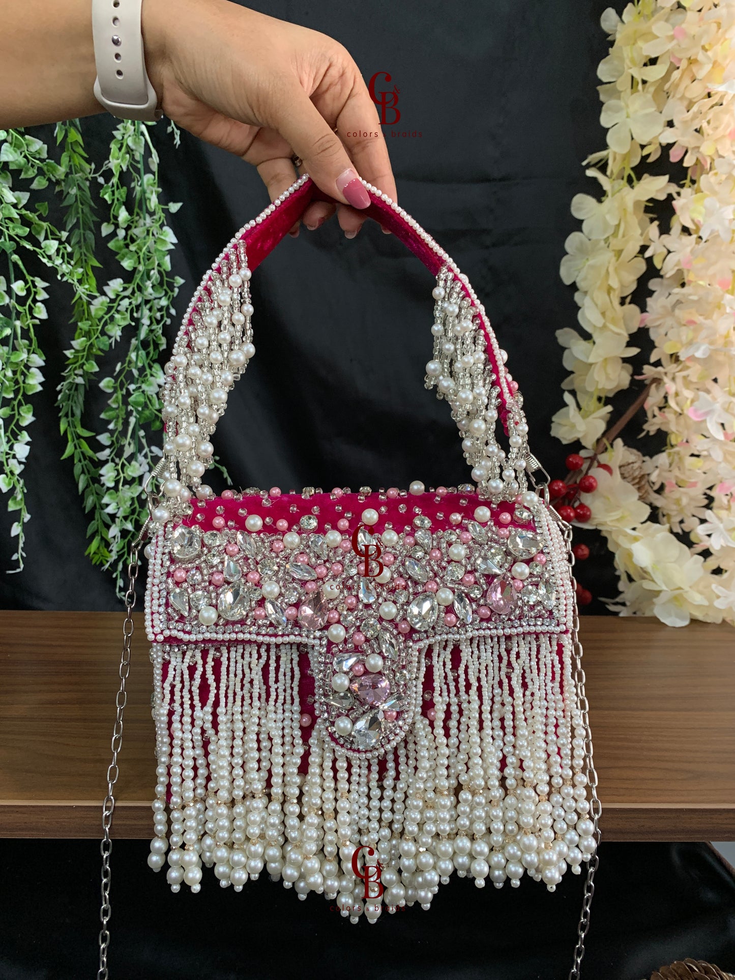 Jeweled Pearl Flap