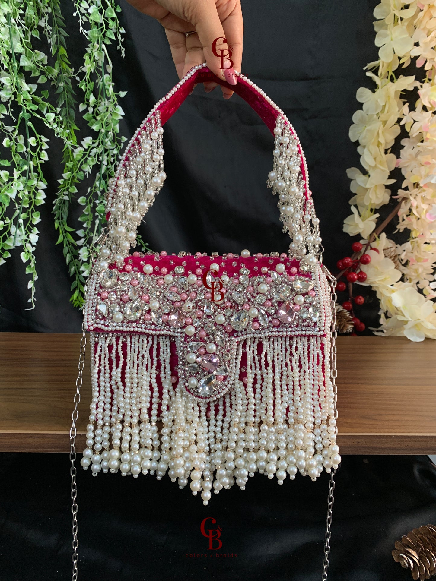 Jeweled Pearl Flap