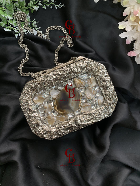 Mother of pearl clutches, Luxury bag