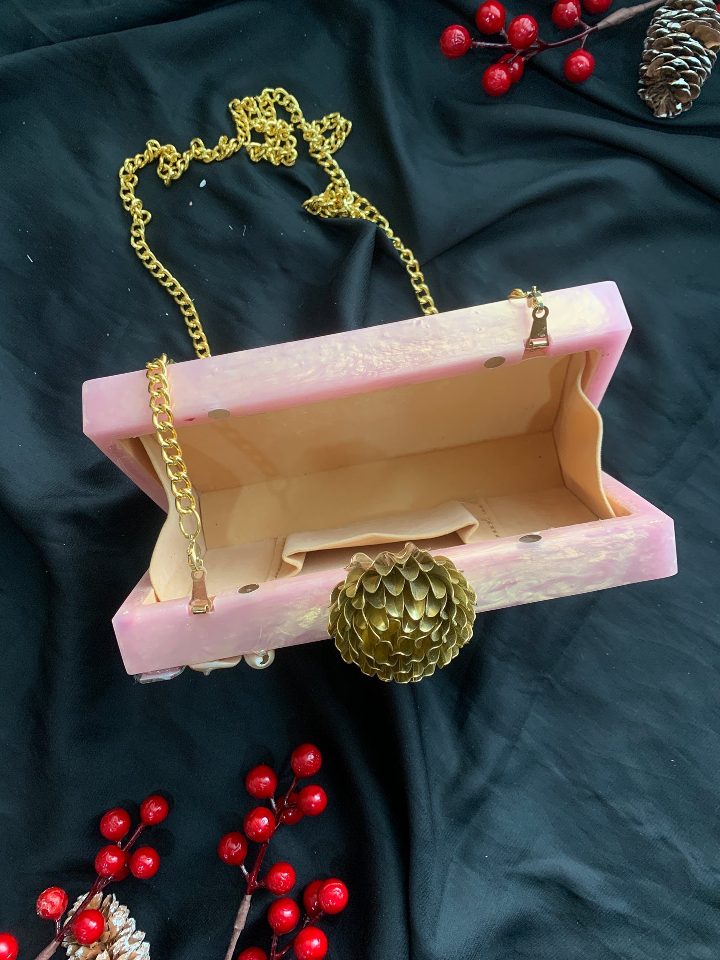 Embellished Resin Clutch