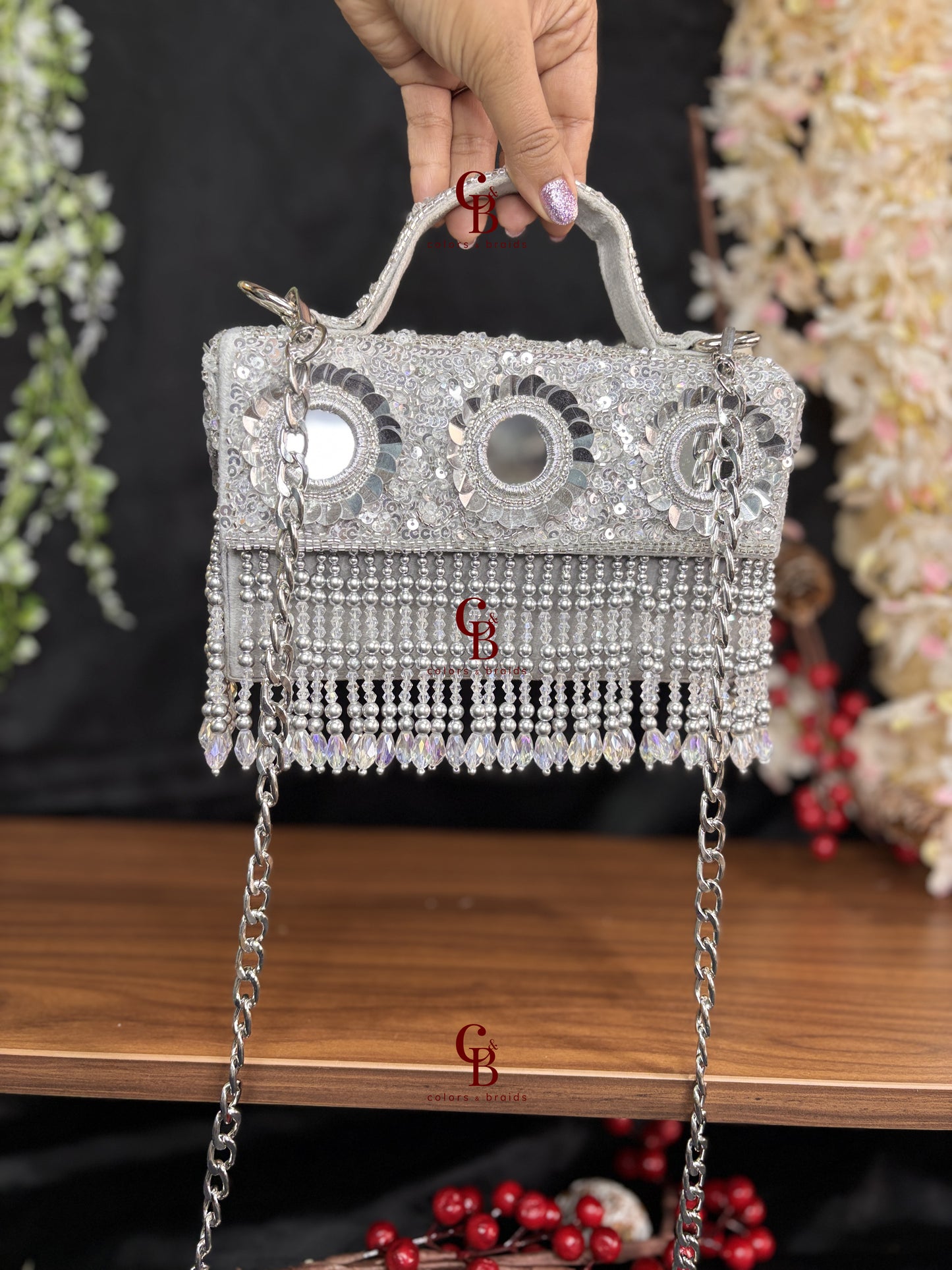 Sheesh Mirror Flap Bag