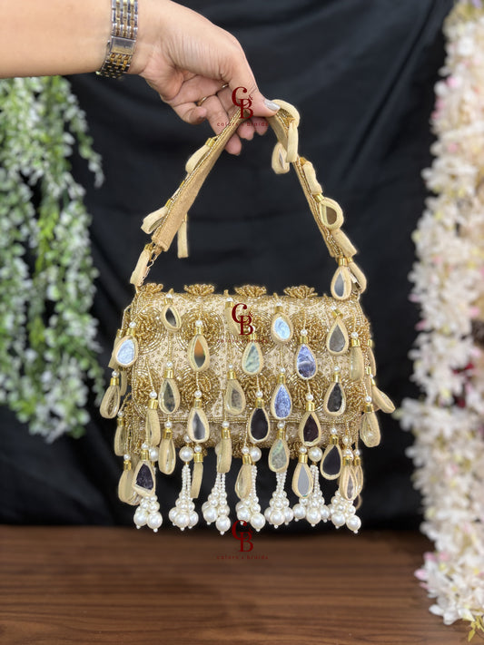 Jannat Mirror flap bag