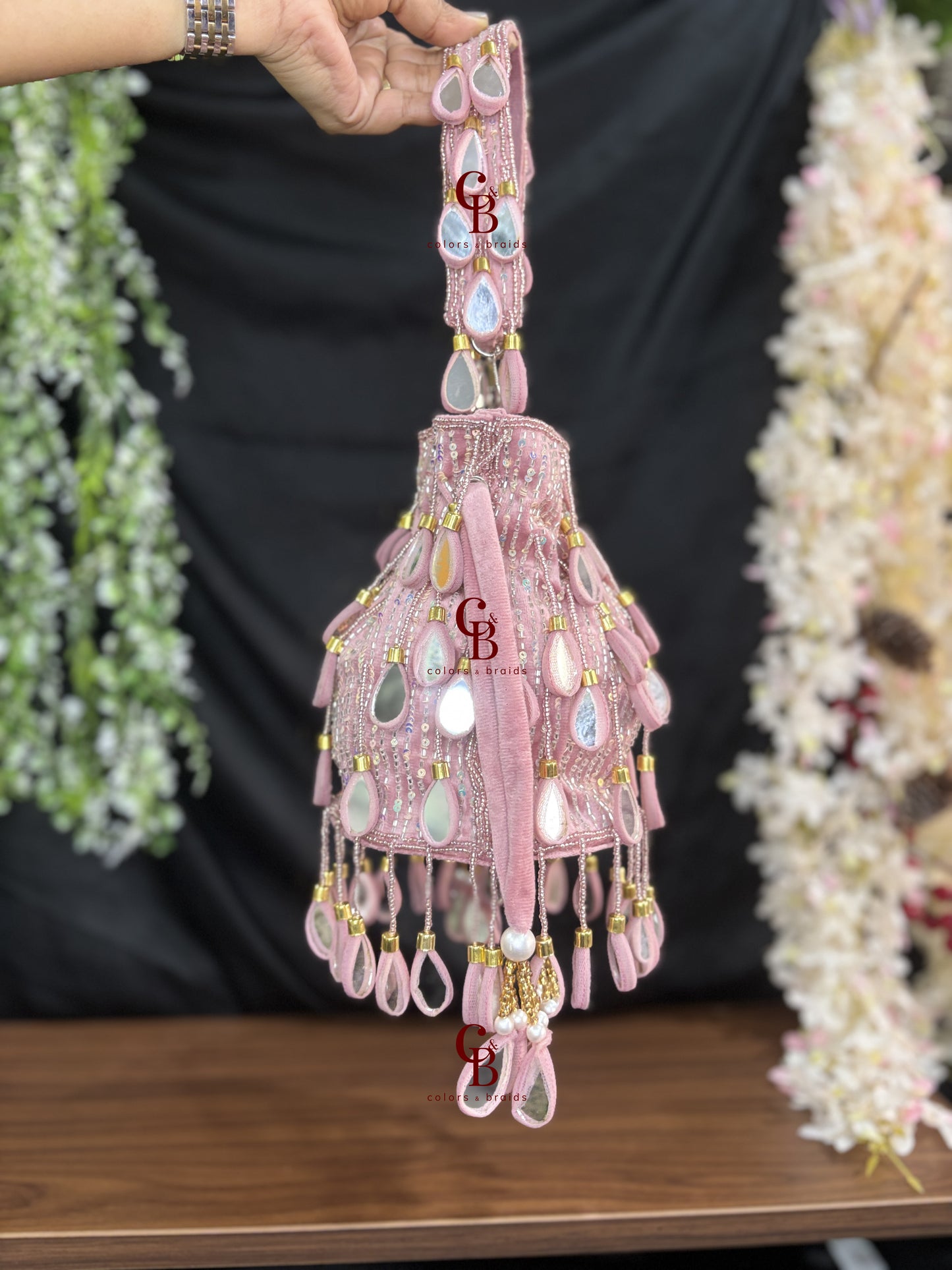 Dilbar Mirror hanging Potli - New Colors