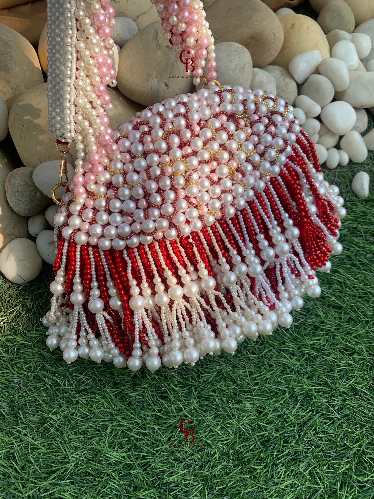 Pearl Blossom Clutch