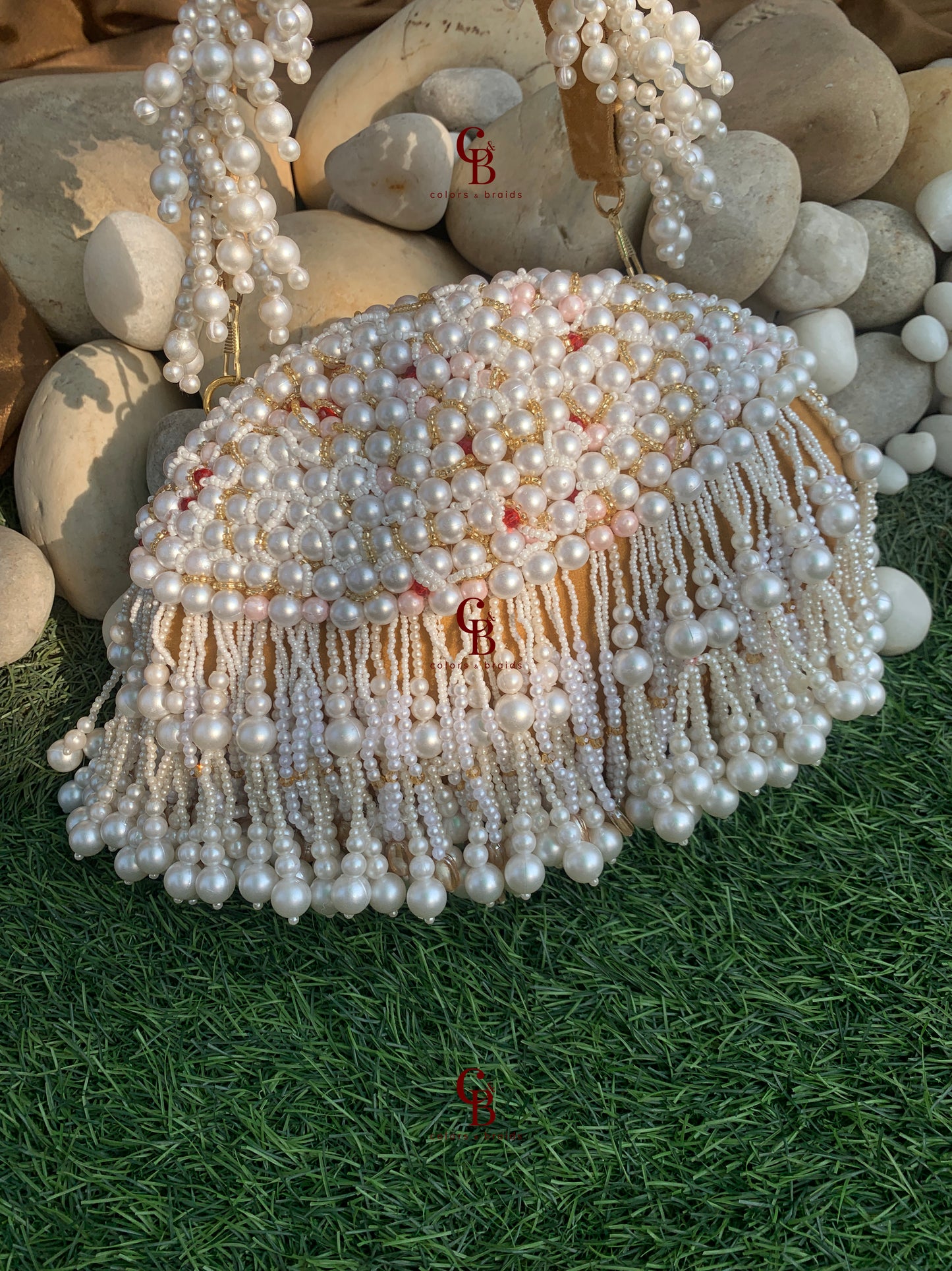 Pearl Blossom Clutch