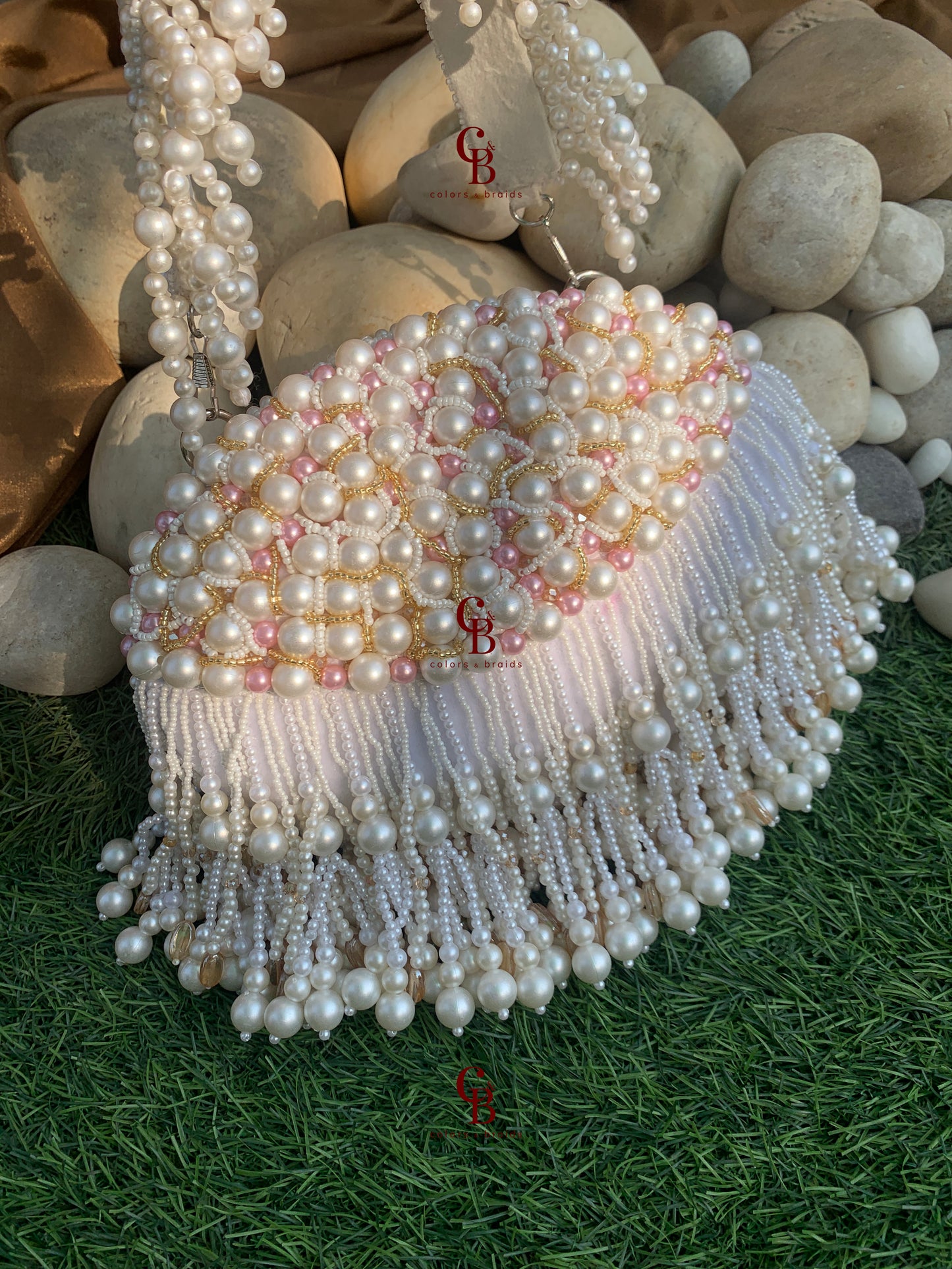 Pearl Blossom Clutch