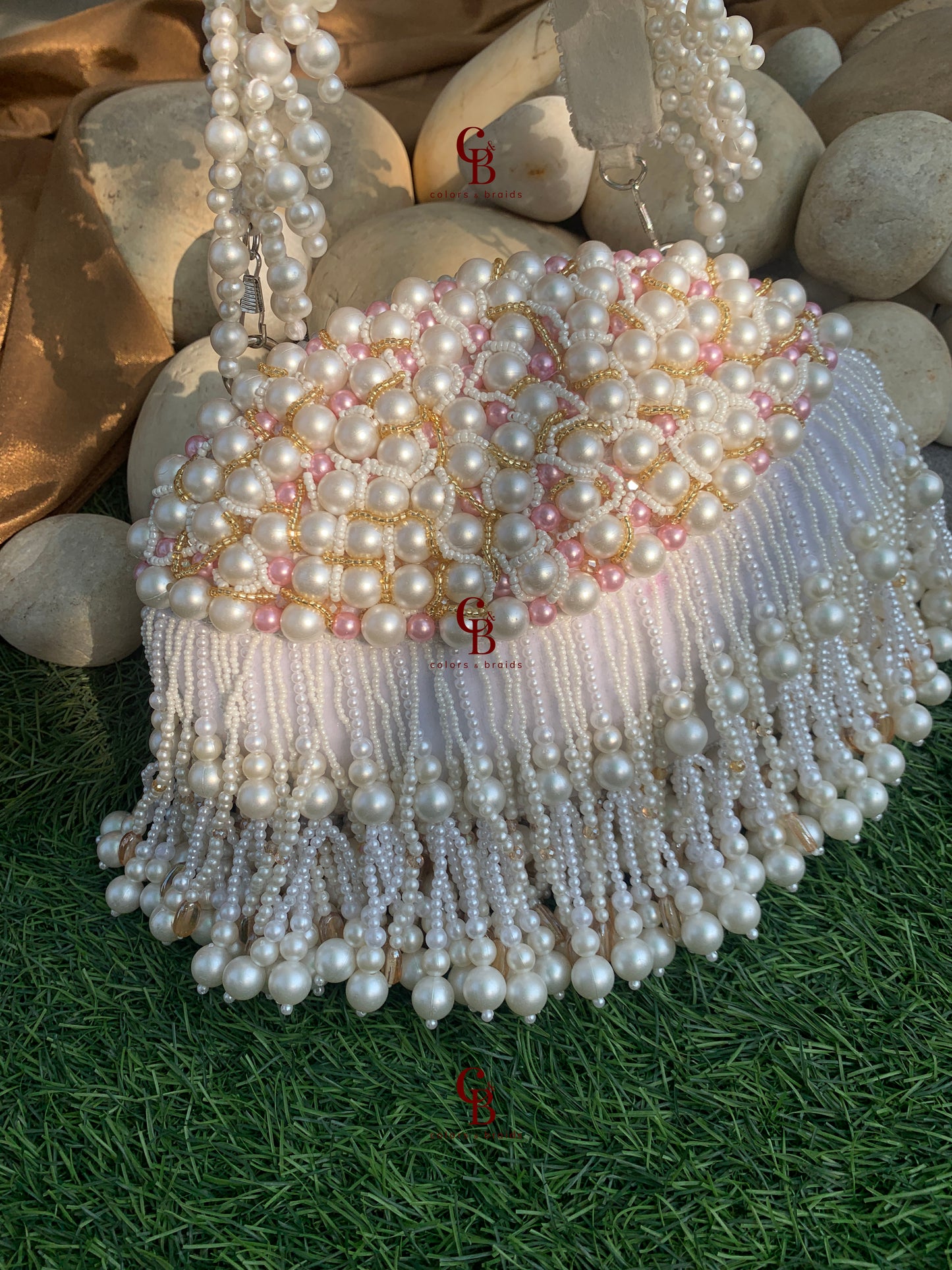 Pearl Blossom Clutch