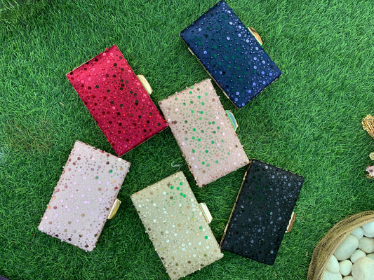 Maya Sequin Clutch